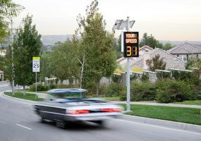 Slowing down vehicle